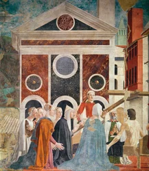 La verificación de la verdadera cruz, c.1452-59 (detalle)